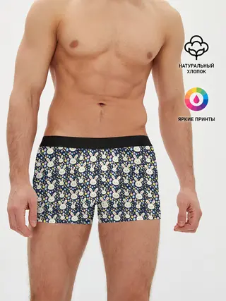 Мужские трусы боксеры / Зайцы