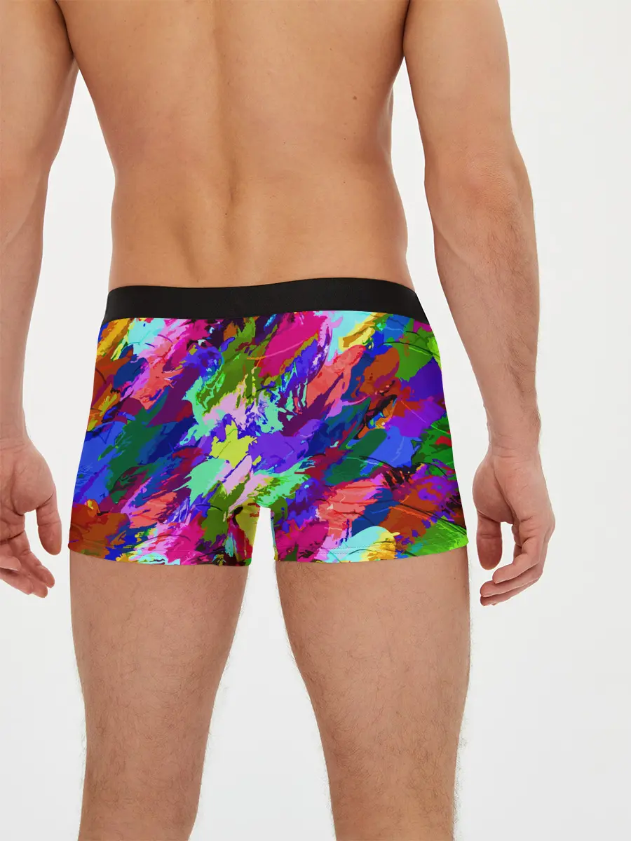 Мужские трусы боксеры / Краска
