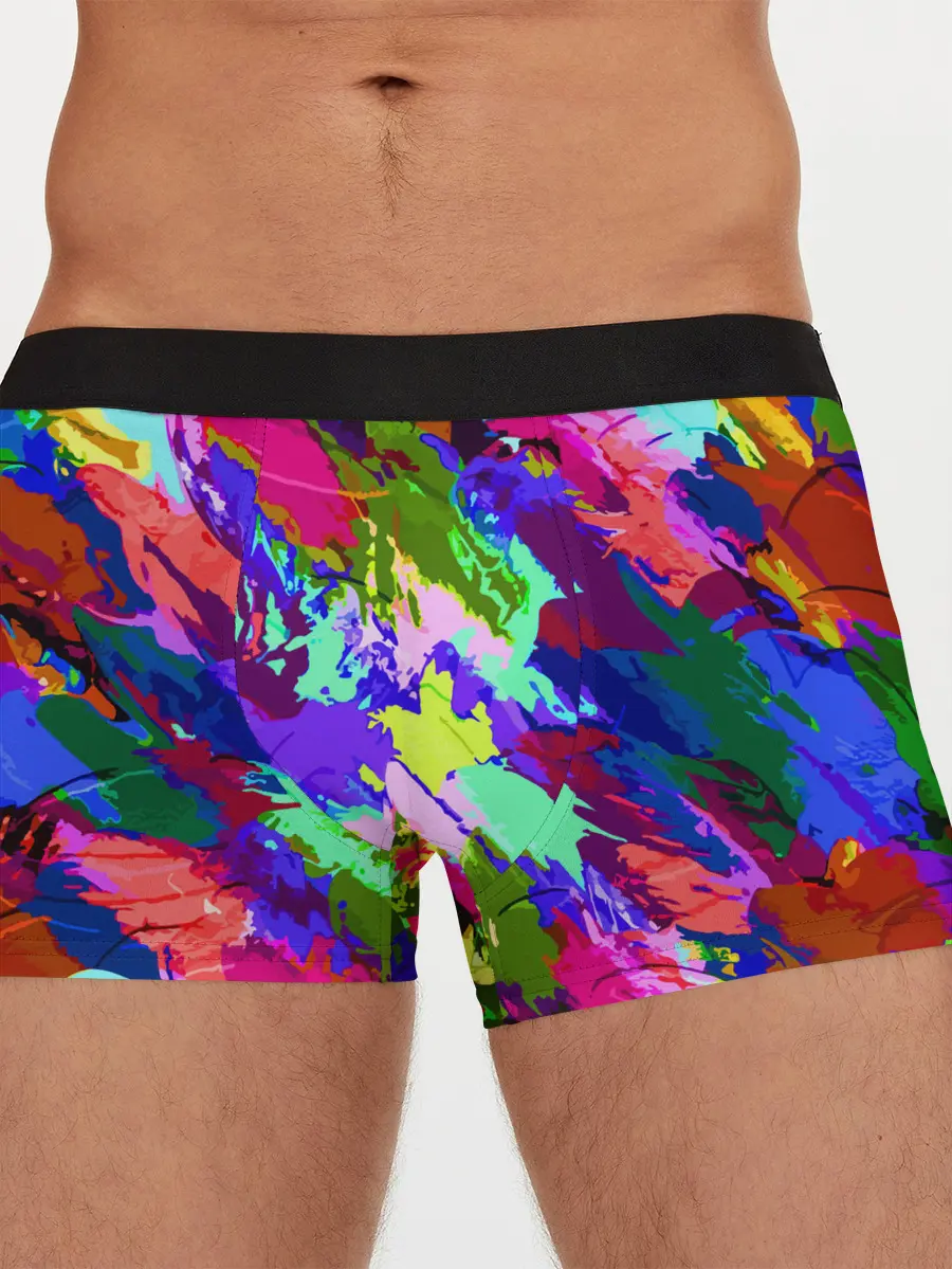 Мужские трусы боксеры / Краска