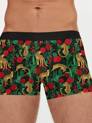 Мужские трусы боксеры / Leopards | Леопардовый Паттерн