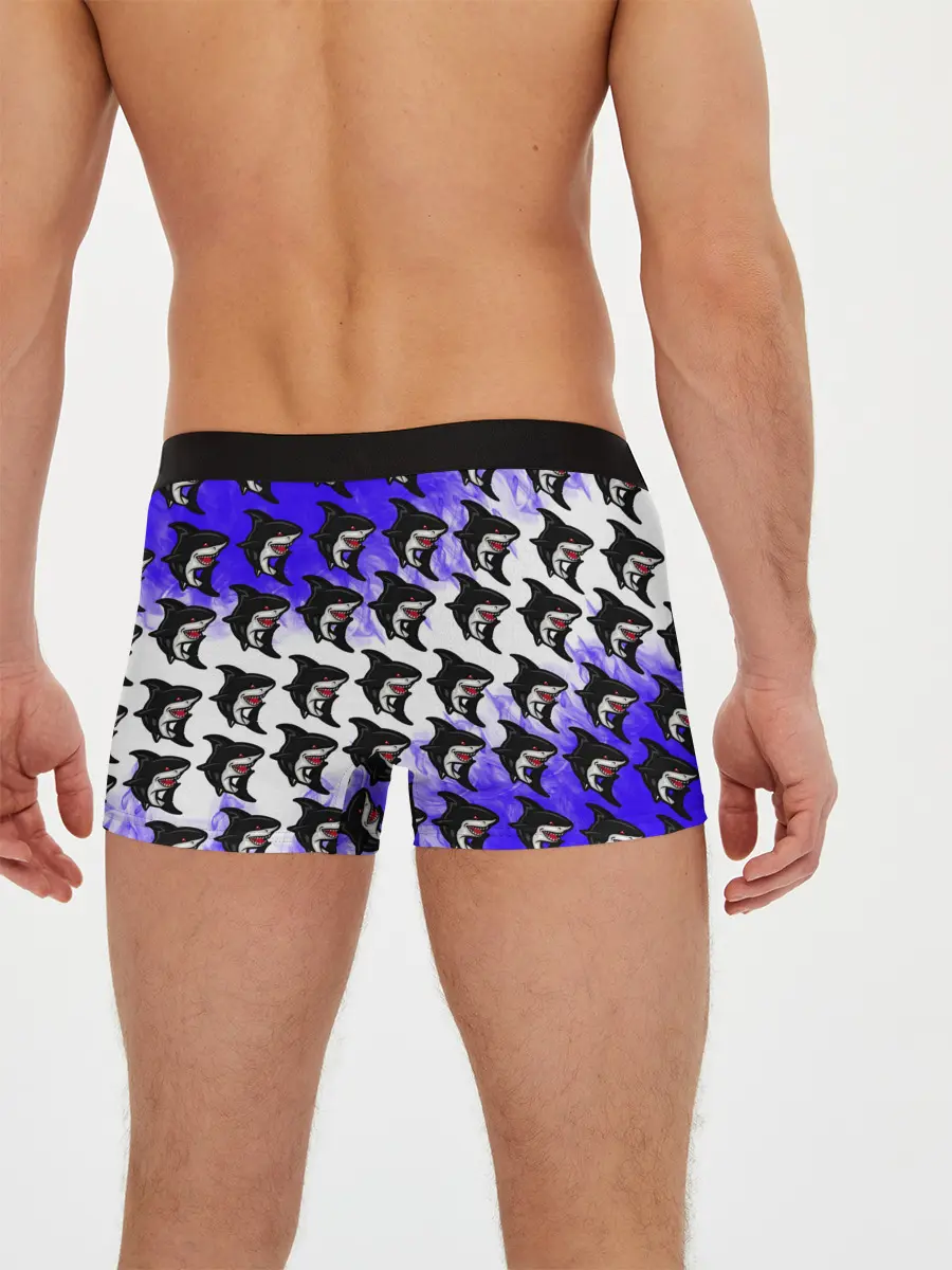 Мужские трусы боксеры / Акула