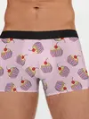 Мужские трусы боксеры / Капкейки на розовом