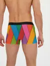 Мужские трусы боксеры / Разноцветный узор