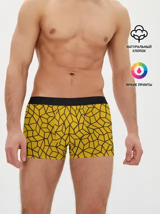 Мужские трусы боксеры / Геометрическая текстура