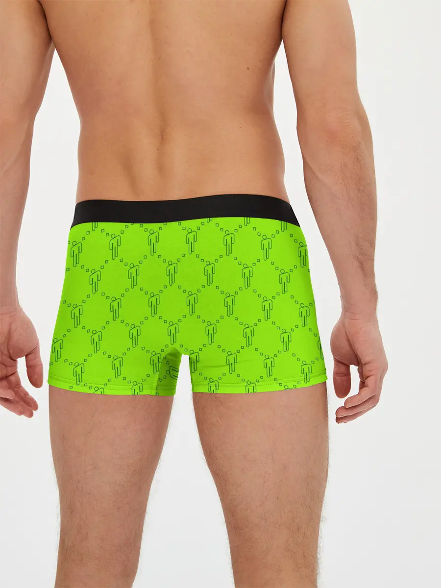 Мужские трусы боксеры / Billie Eilish pattern