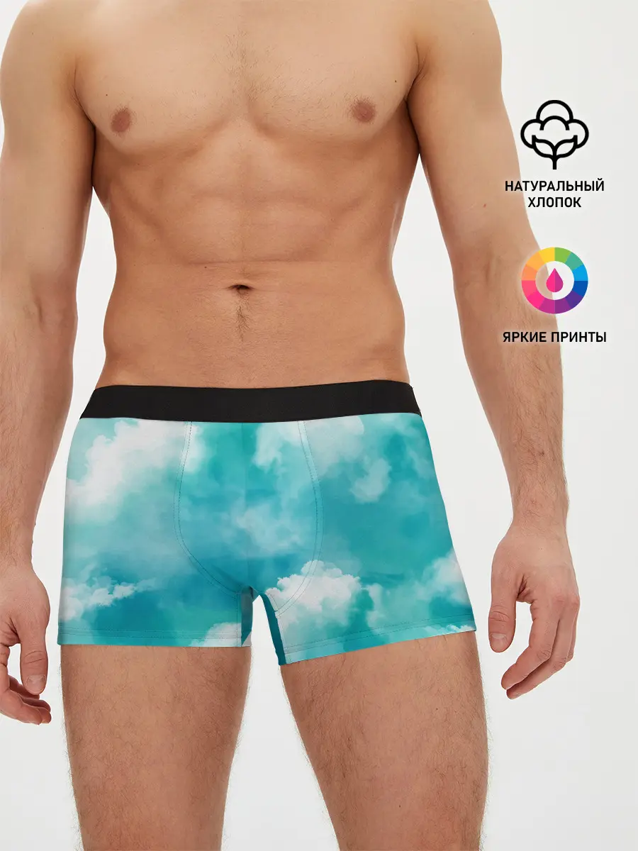 Мужские трусы боксеры / Голубое Небо | Blue Sky