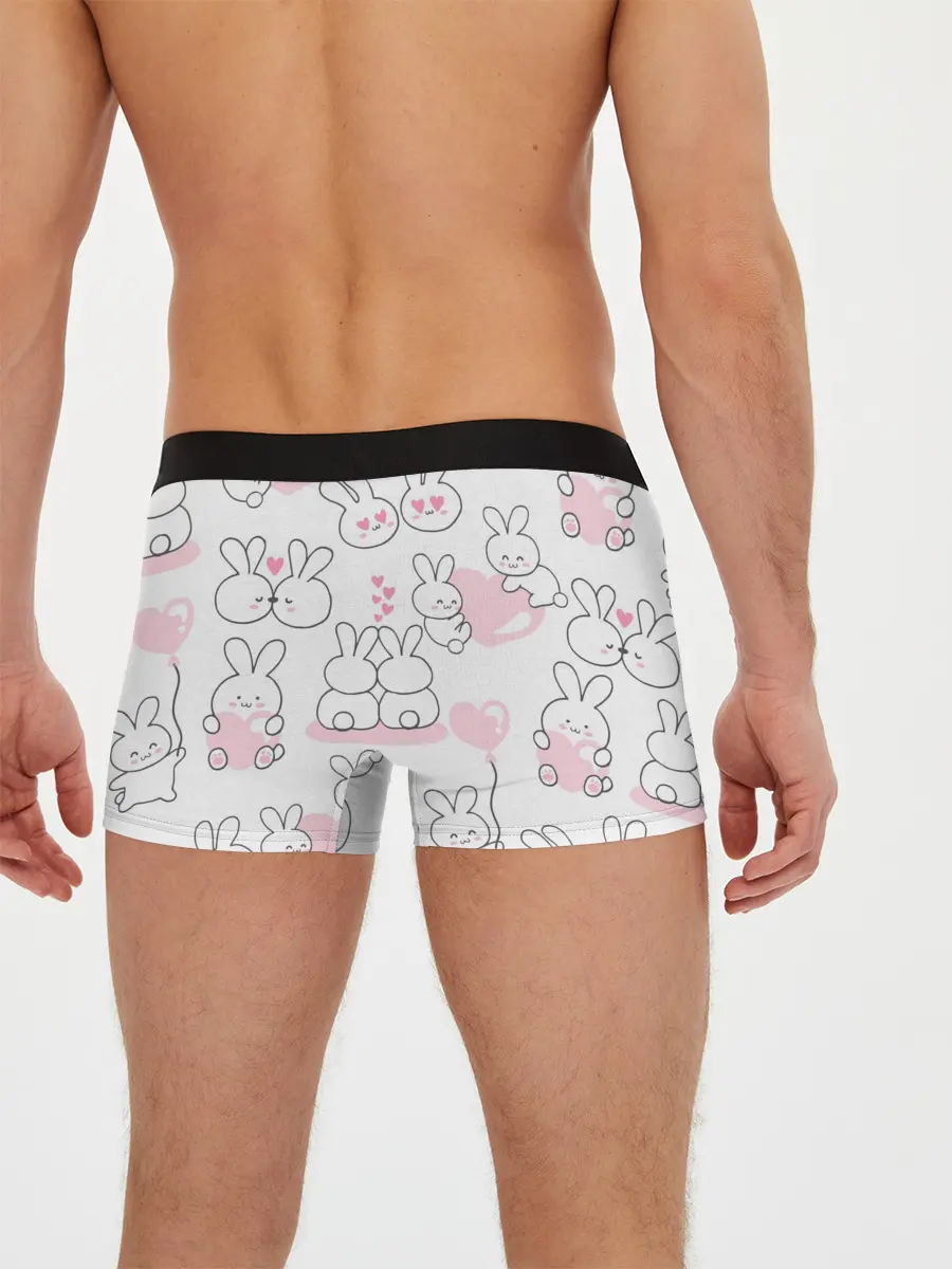 Мужские трусы боксеры / Зайки любовь