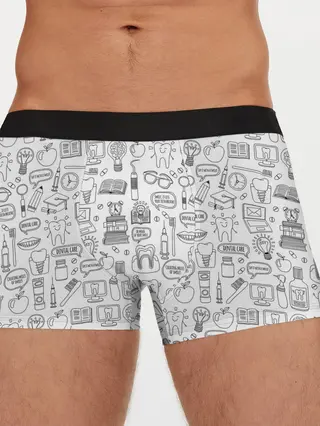 Мужские трусы боксеры / дантист