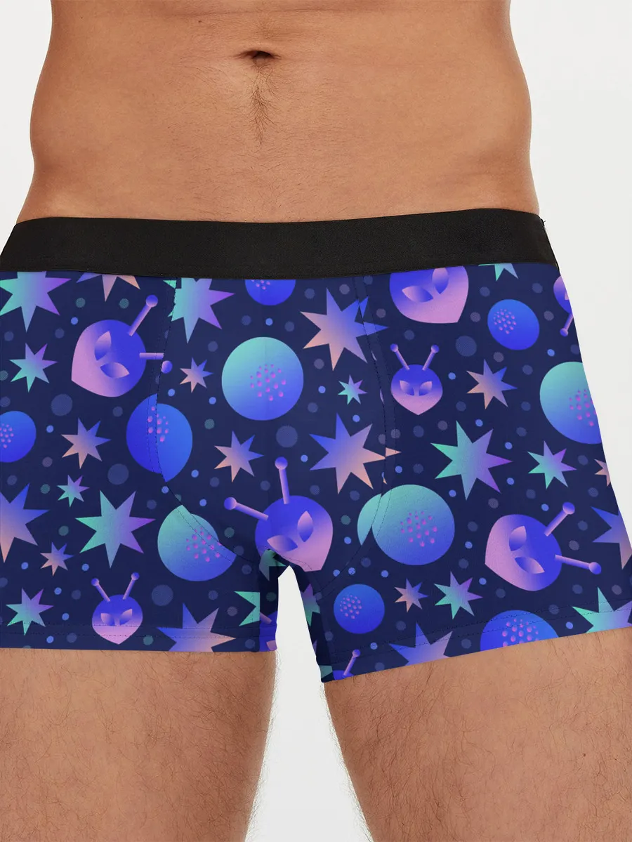 Мужские трусы боксеры / Космический микс