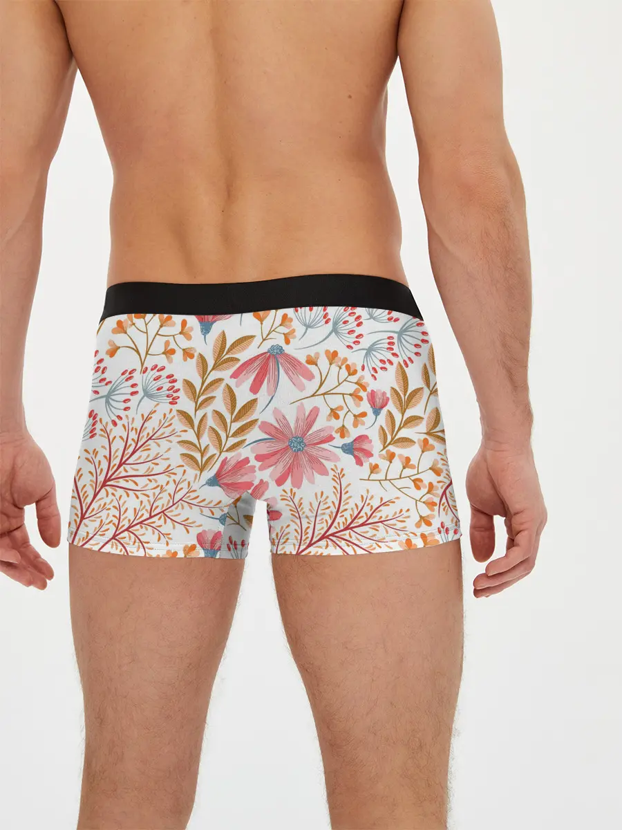 Мужские трусы боксеры / Цветы