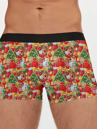 Мужские трусы боксеры / Merry Christmas