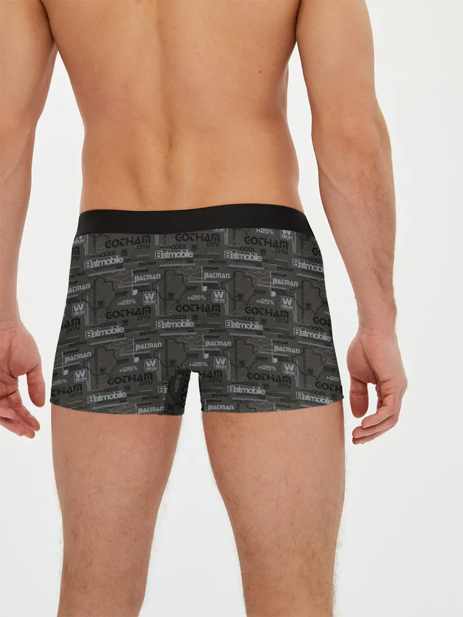 Мужские трусы боксеры / Gotham City pattern
