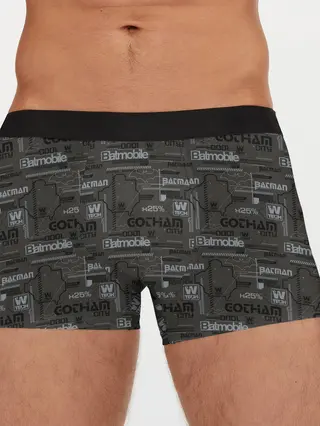 Мужские трусы боксеры / Gotham City pattern