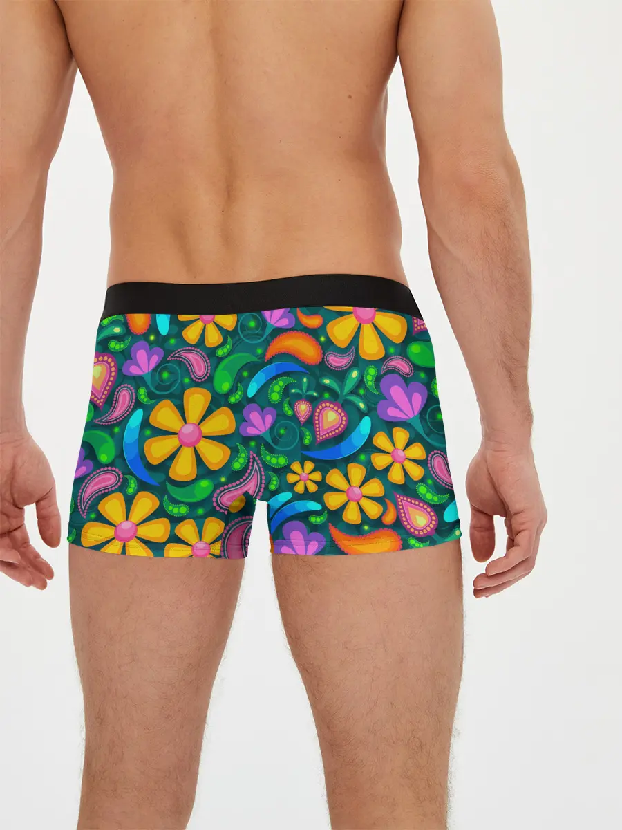 Мужские трусы боксеры / ЯРКИЕ ЦВЕТЫ