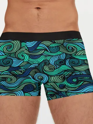 Мужские трусы боксеры / Морская пучина