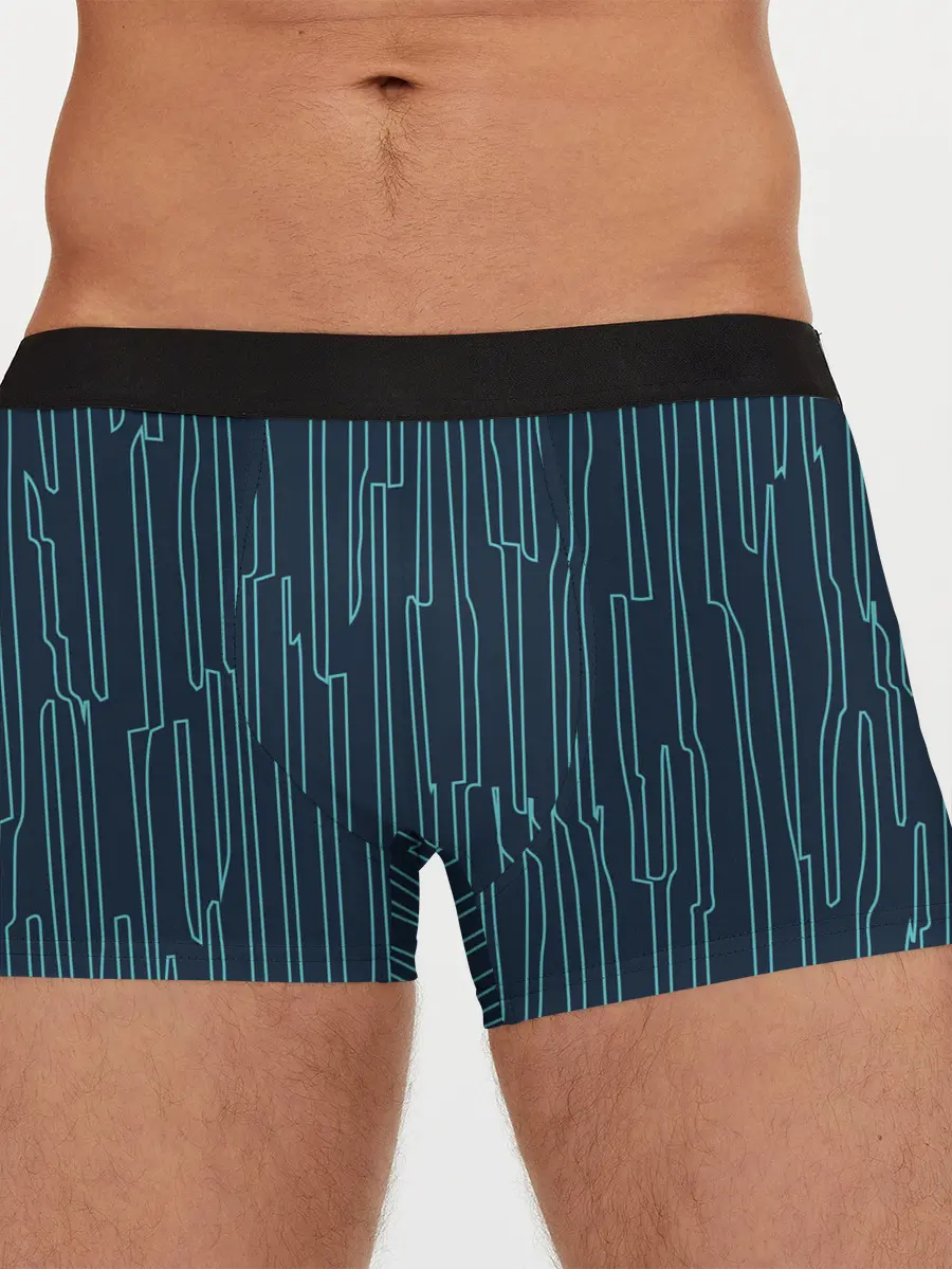 Мужские трусы боксеры / Стильный узор