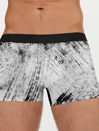 Мужские трусы боксеры / Серые штрихи