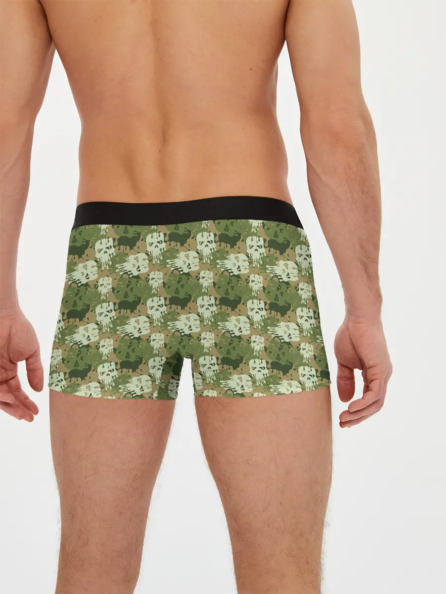 Мужские трусы боксеры / Силуэты Черепов