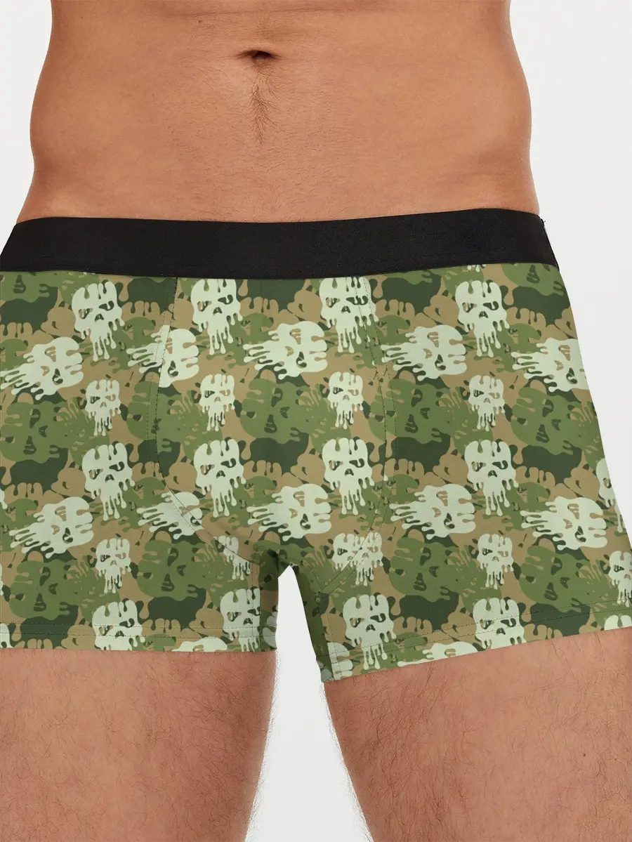 Мужские трусы боксеры / Силуэты Черепов