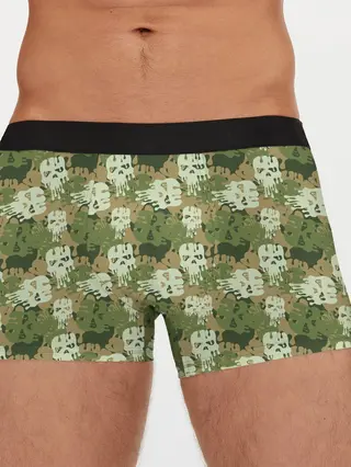 Мужские трусы боксеры / Силуэты Черепов