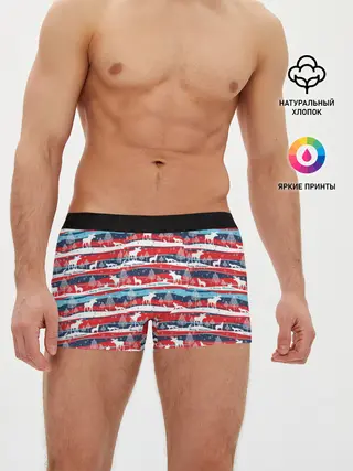 Мужские трусы боксеры / Merry Christmas