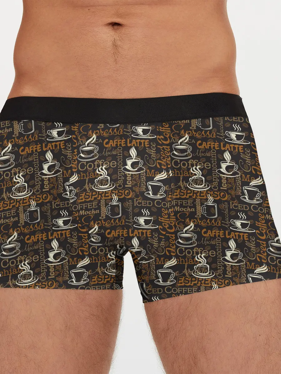 Мужские трусы боксеры / Coffee