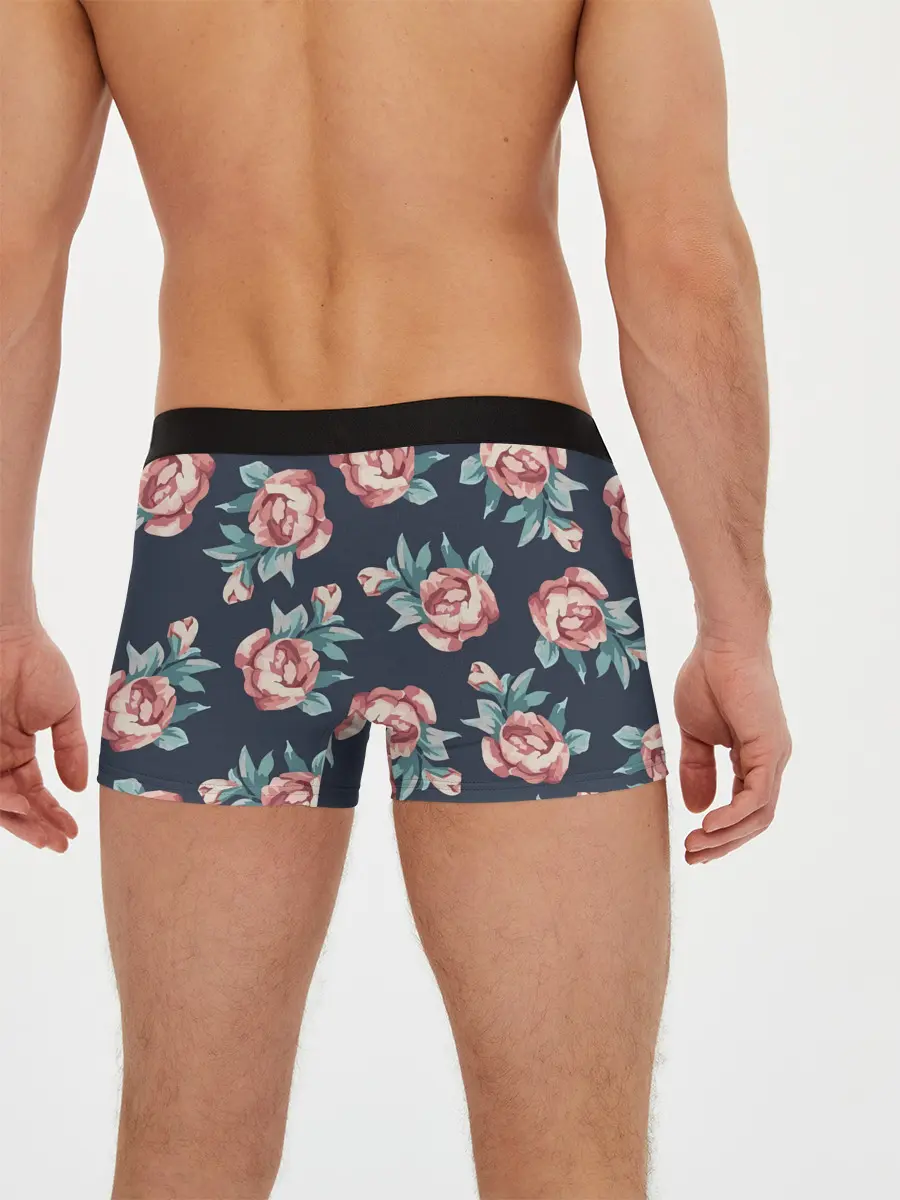 Мужские трусы боксеры / Розы
