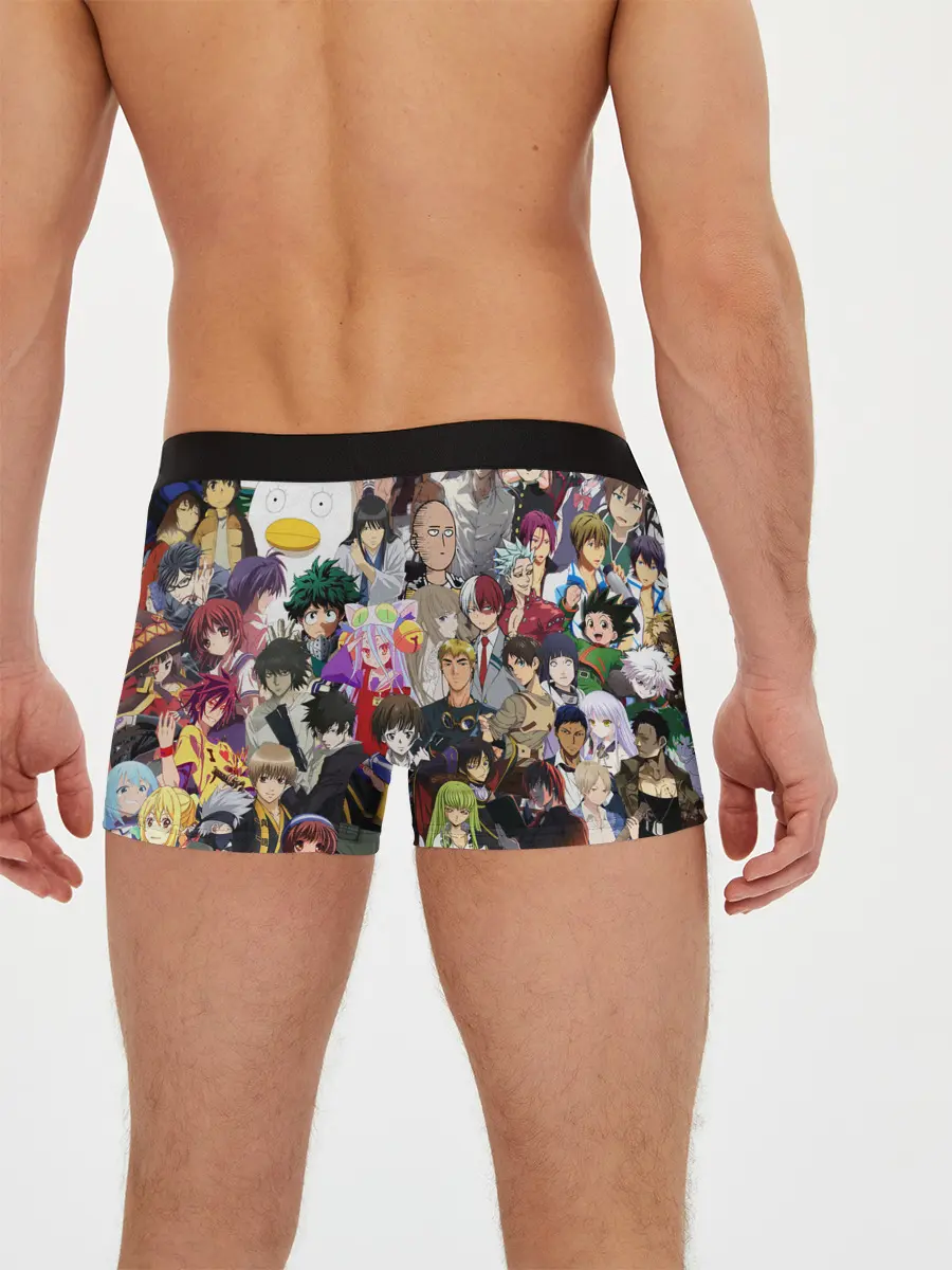 Мужские трусы боксеры / Кавалькада персонажей из аниме