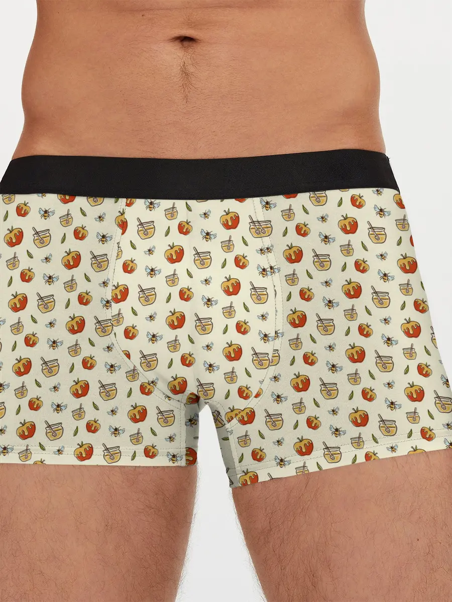 Мужские трусы боксеры / Яблоки и мёд