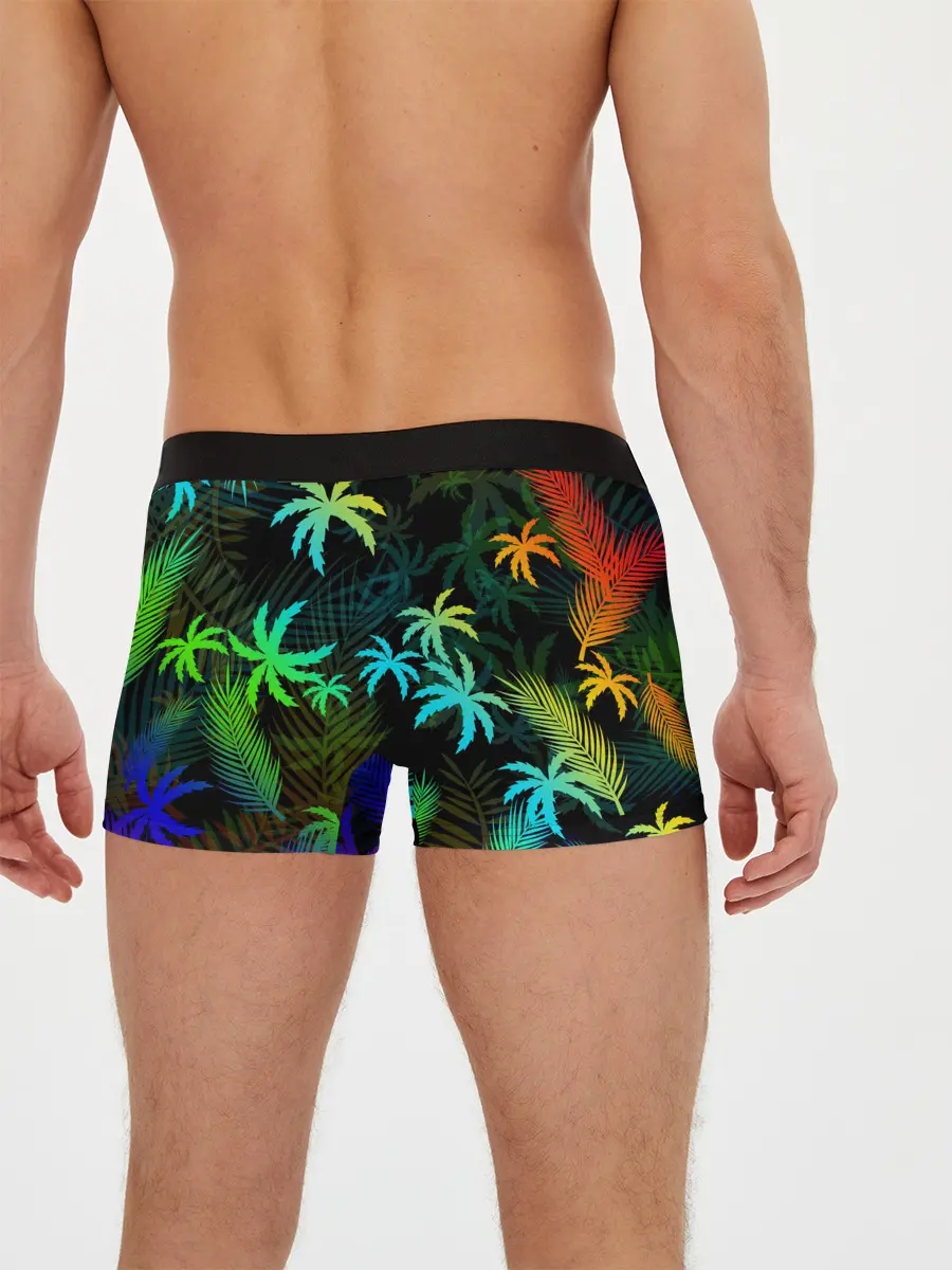 Мужские трусы боксеры / ПАЛЬМЫ / ТРОПИКИ