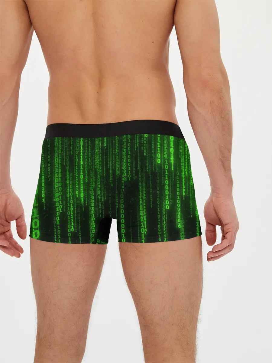 Мужские трусы боксеры / Матрица двоичный код