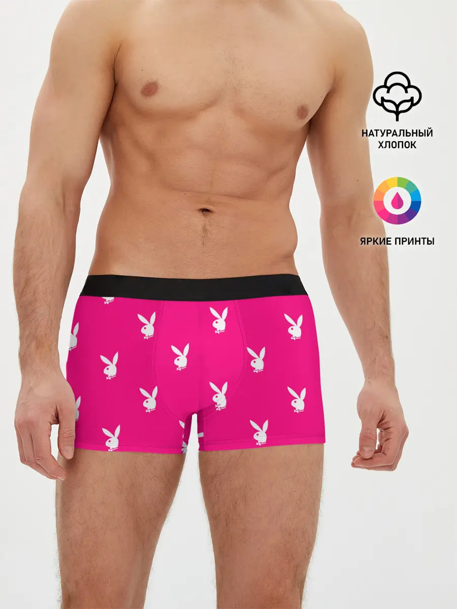 Мужские трусы боксеры / PLAYBOY | ПЛЕЙБОЙ