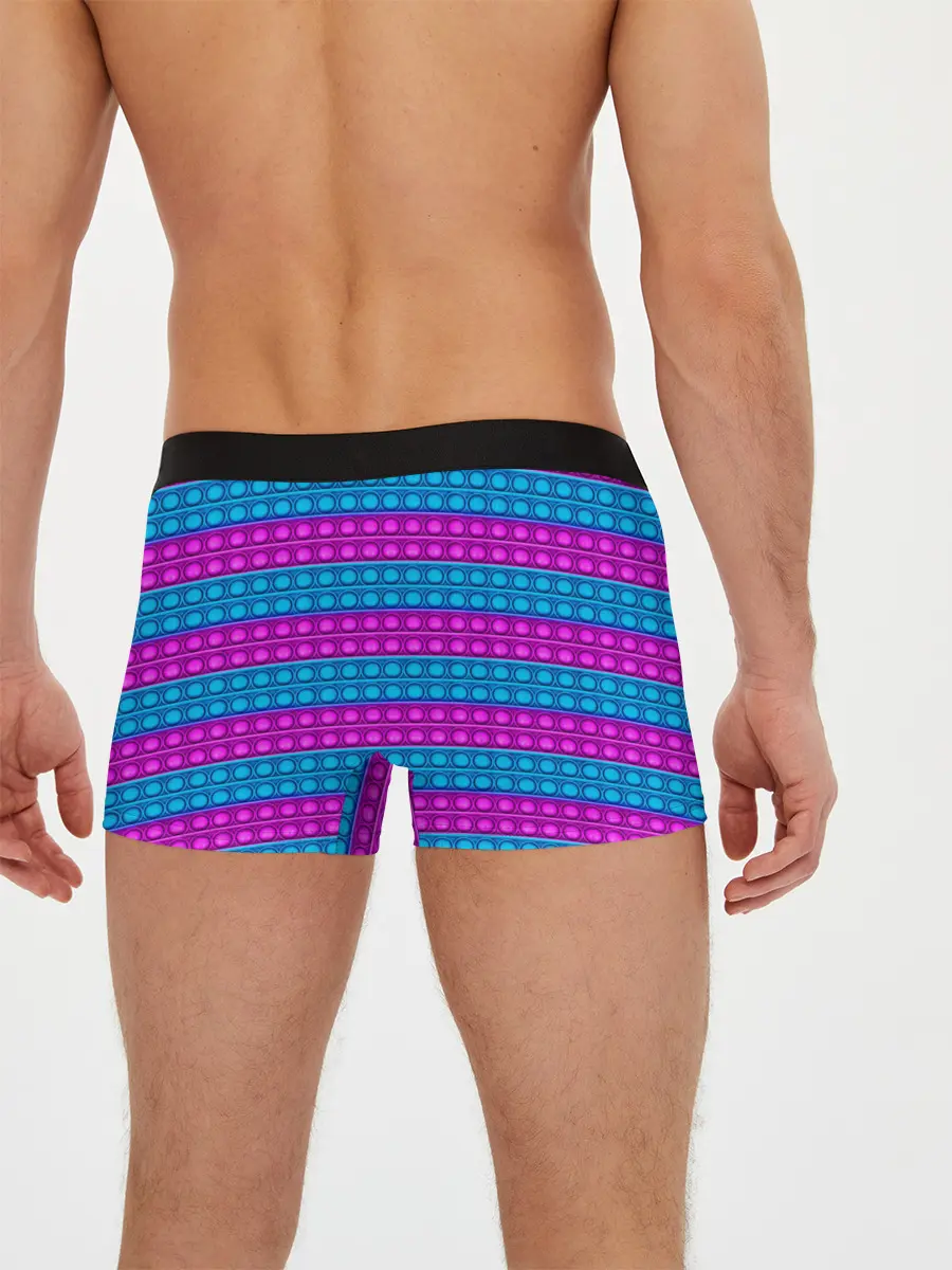 Мужские трусы боксеры / АНТИСТРЕСС POP it | ПОП-ИТ