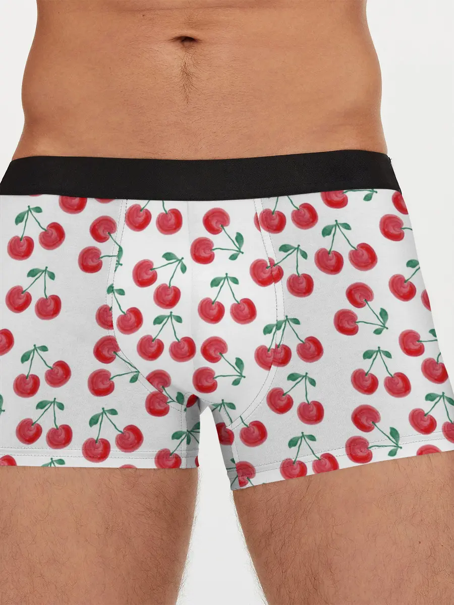 Мужские трусы боксеры / Вишневое настроение