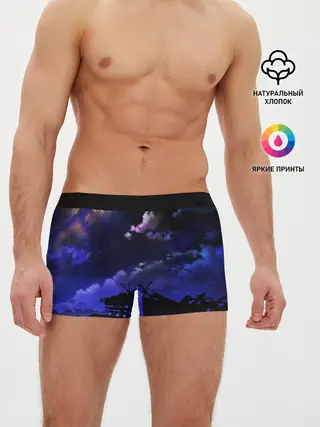 Мужские трусы боксеры / Ночной закат