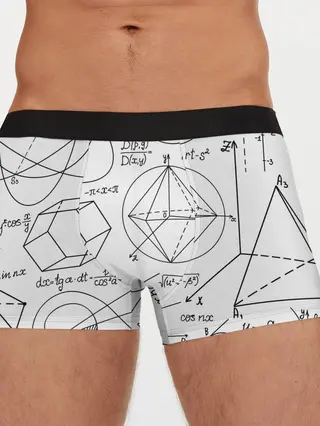 Мужские трусы боксеры / Геометрия
