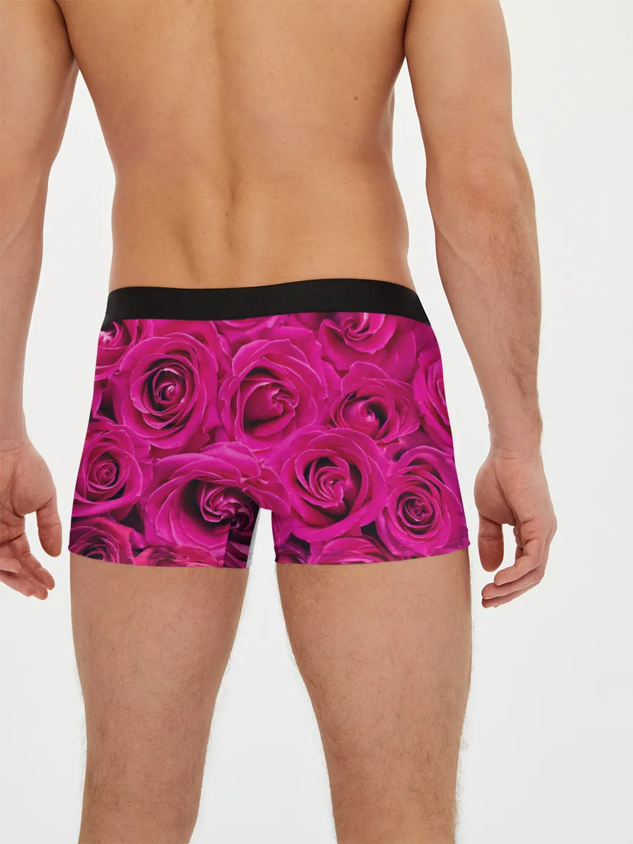 Мужские трусы боксеры / Розы