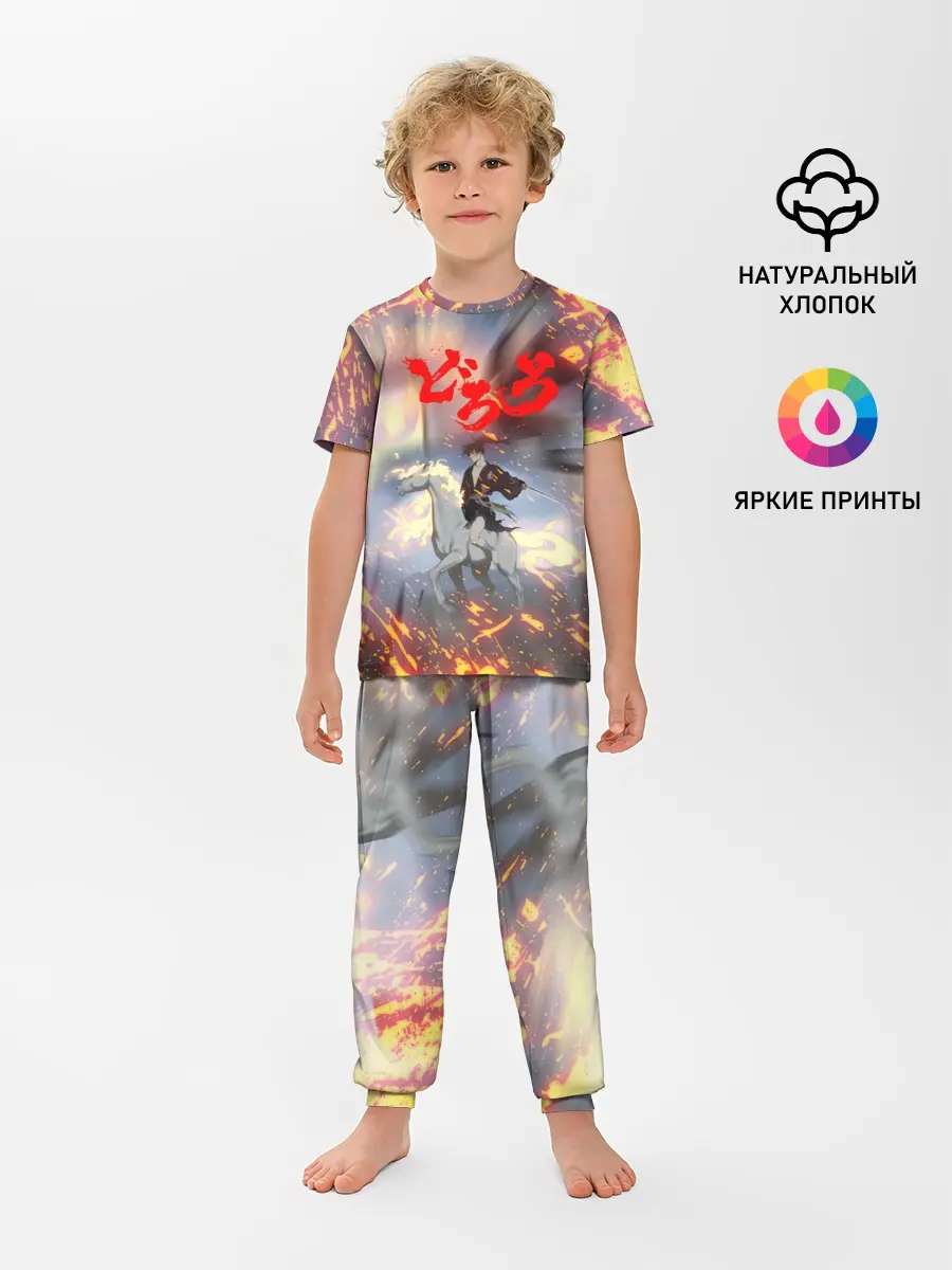 Детская пижама с брюками / Хяккимару и Мидоро | Дороро