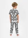 Детская пижама с брюками / ТАТУ ЧЕРНО БЕЛОЕ УЗОР