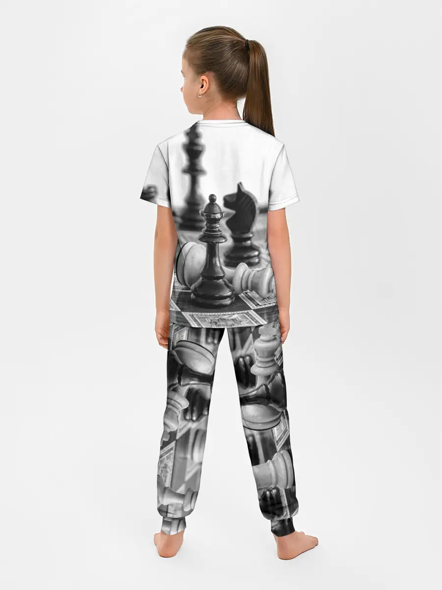 Детская пижама с брюками / Шах и мат Шахматы