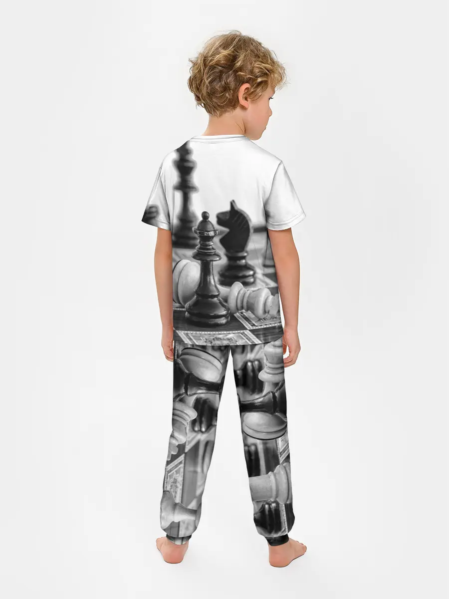 Детская пижама с брюками / Шах и мат Шахматы