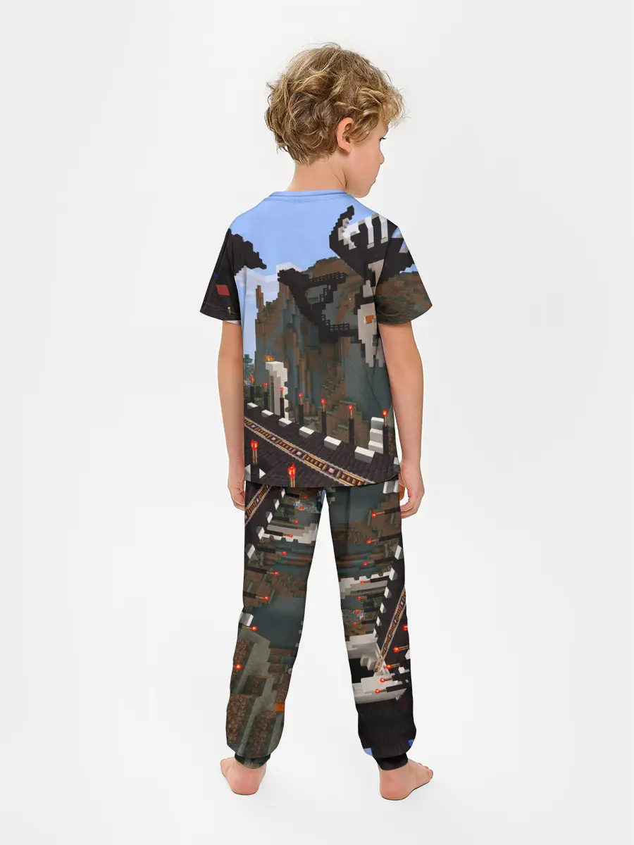 Детская пижама с брюками / Minecraft