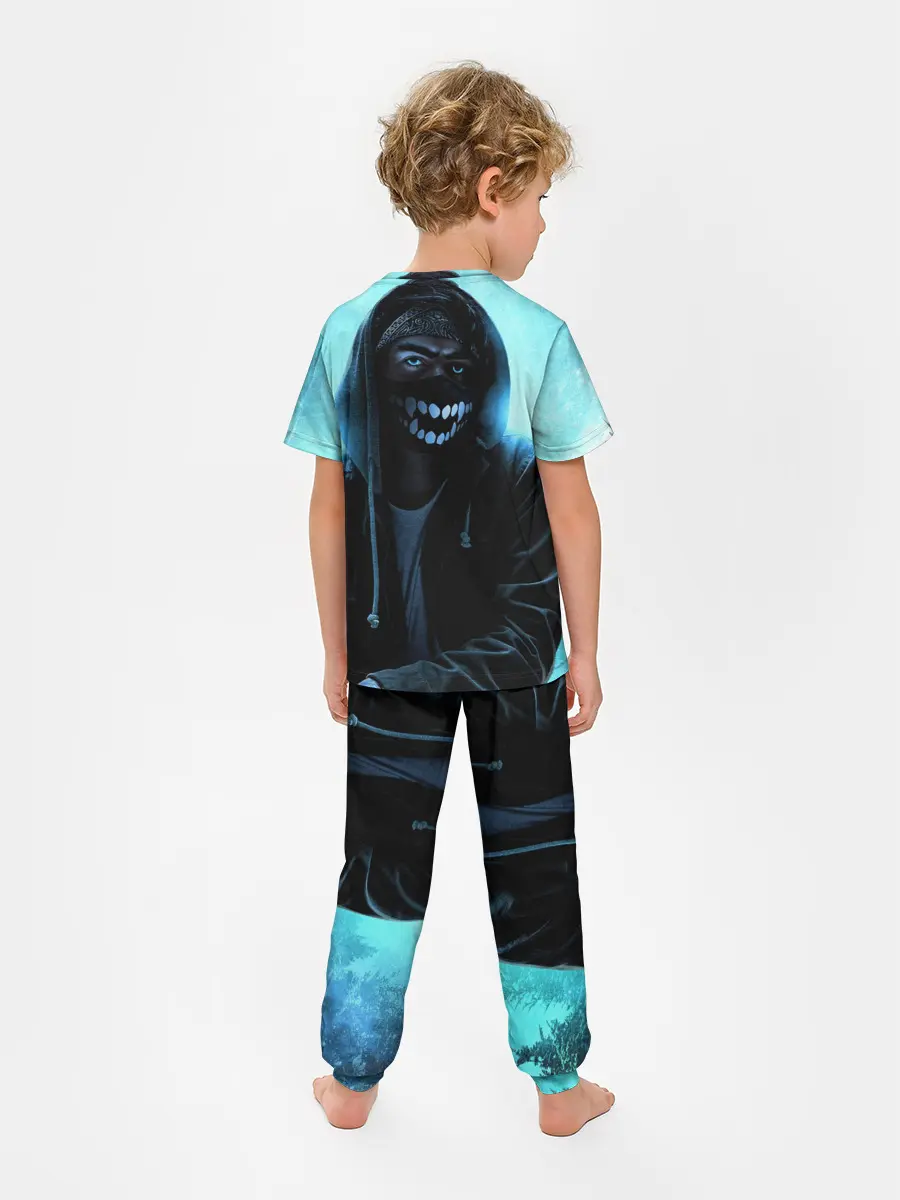 Детская пижама с брюками / Парень в маске