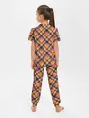Детская пижама с брюками / Клеточный узор