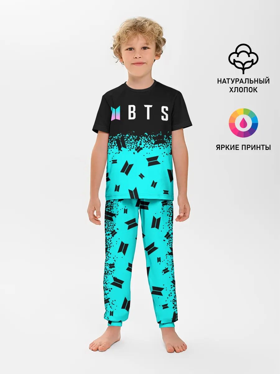 Детская пижама с брюками / BTS / БТС