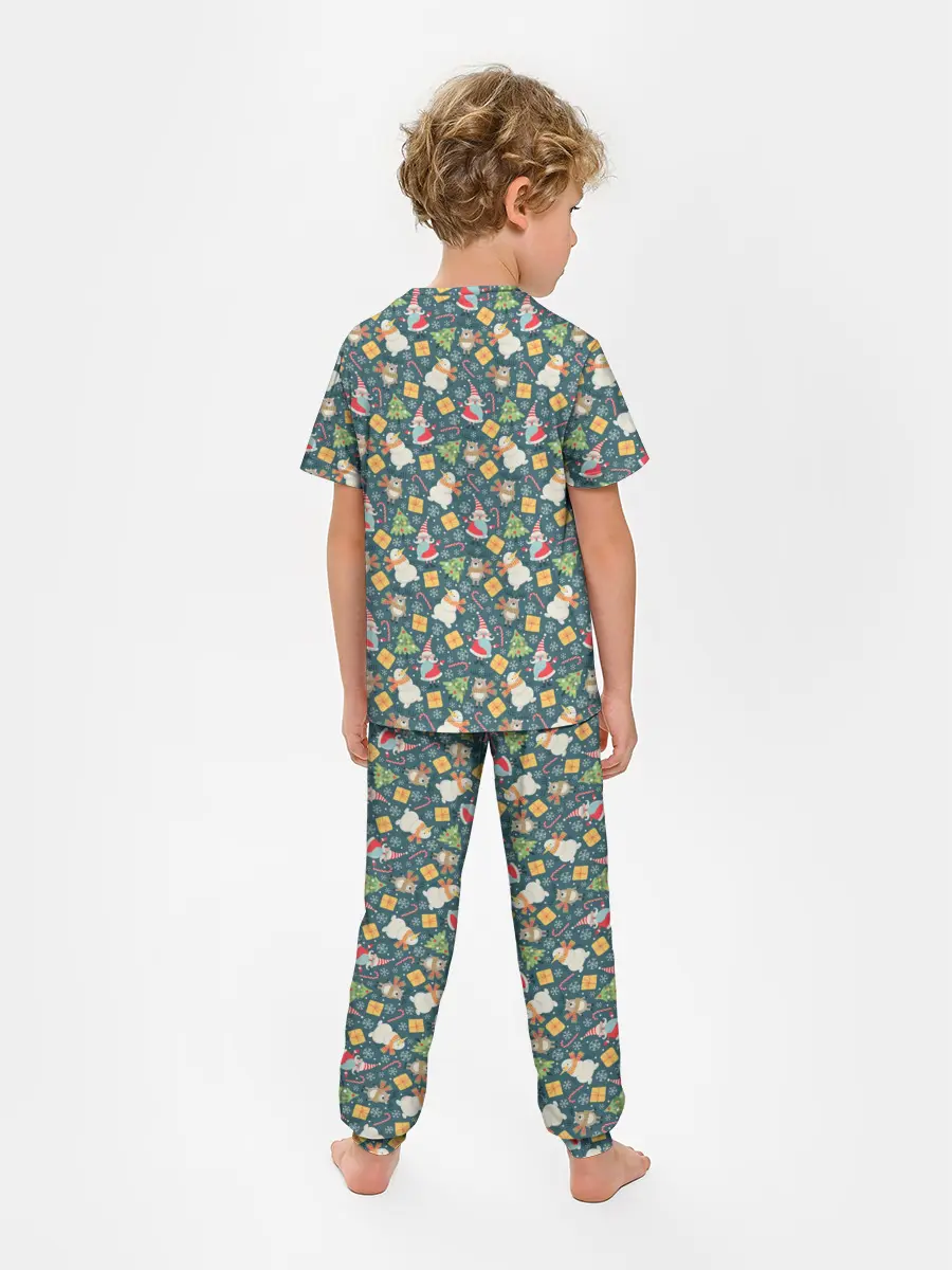 Детская пижама с брюками / С Новым Годом