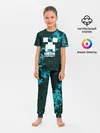 Детская пижама с брюками / Иван в стиле Minecraft