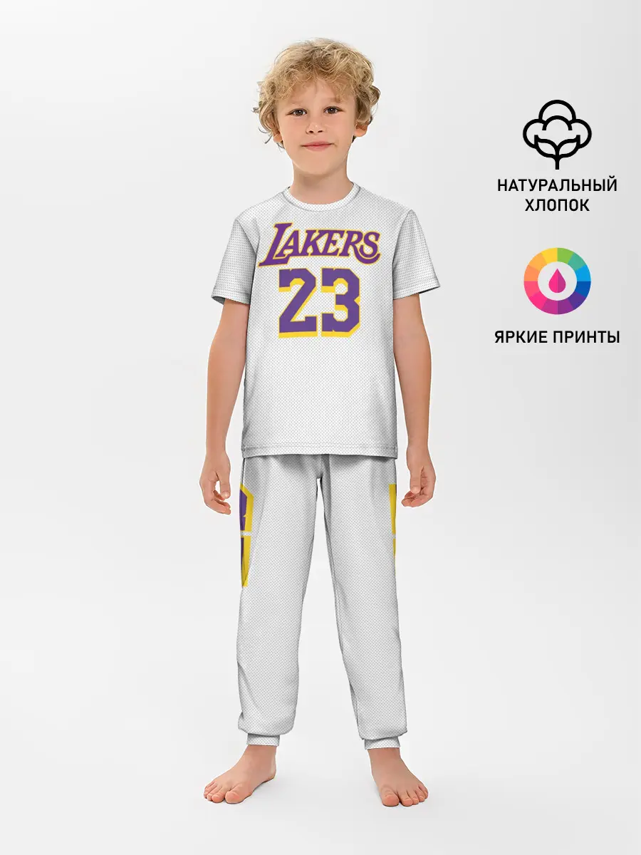 Детская пижама с брюками / James 18-19 third LA Lakers