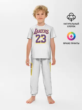 Детская пижама с брюками / James 18-19 third LA Lakers