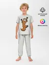Детская пижама с брюками / Лис Вцепился